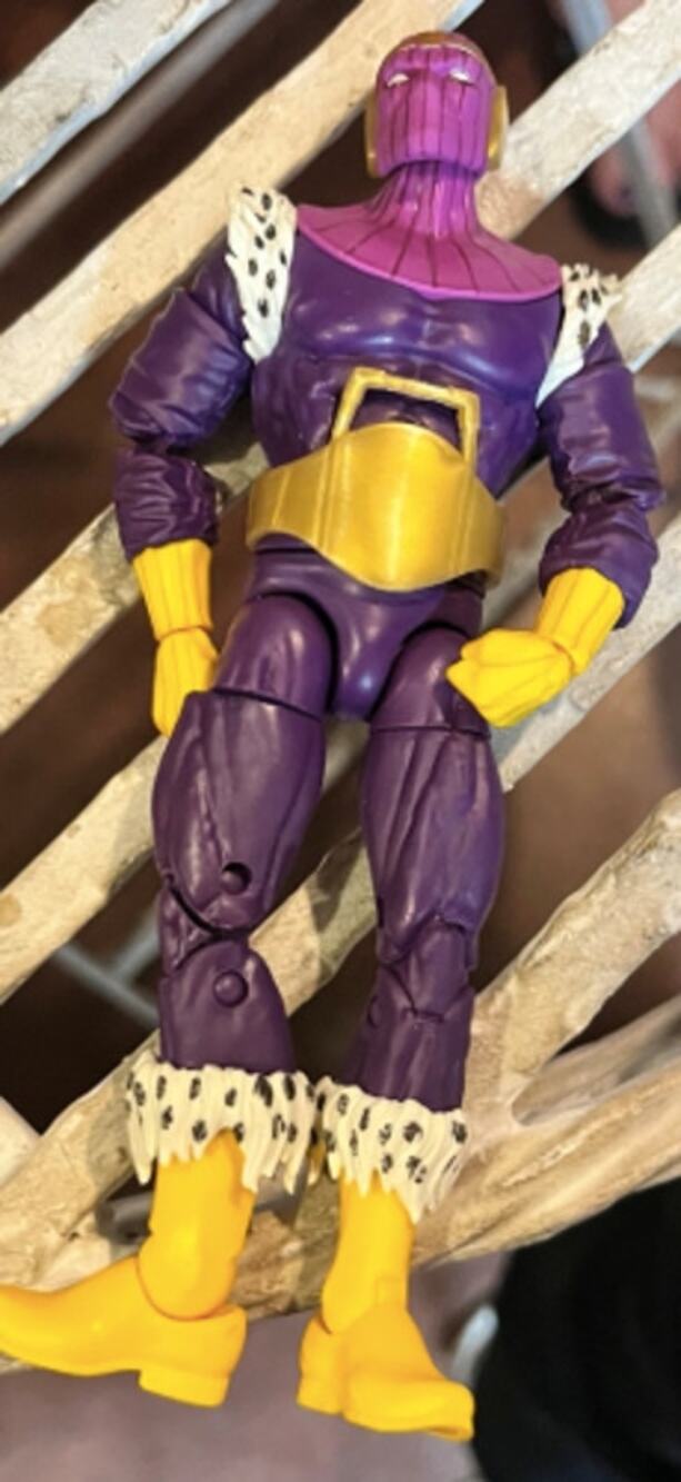Marvel Legends Baron Zemo 6" Mandroid BAF Wave Figure Loose Incomplete